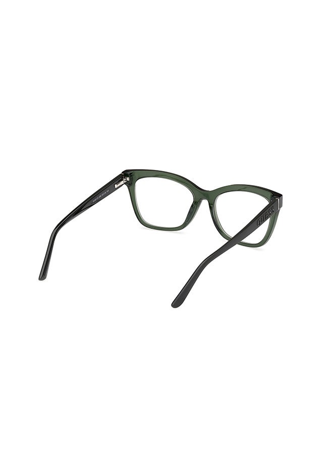 GUESS Women's's Square Eyeglass Frames Shiny Dark Green GUESS GU5017209653 53 mm - Image 5