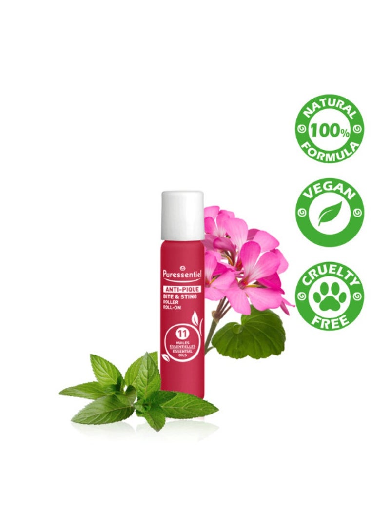 Puressentiel Anti-Sting Soothing Roller With 11 Essential Oils 5ml - Image 2