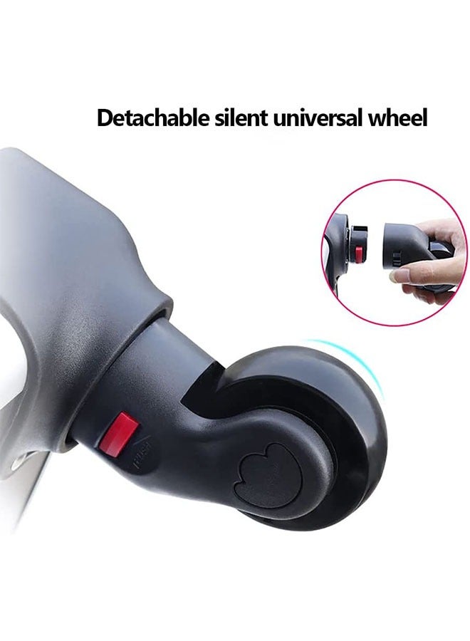 Professional Makeup Case, Rolling Makeup Trolley Case, Large Makeup Train Case, Portable Traveling Cosmetic Case, Lockable Jewelry Travel Cosmetic - Image 5