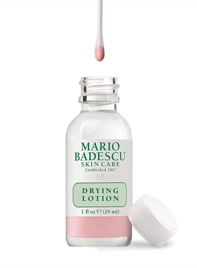 MARIO BADESCU لوسيون التجفيف لجميع أنواع البشرة | علاج بقع العيوب بحمض الساليسيليك والكبريت | يجفف العيوب السطحية | 1 أونصة سائلة - Image 1