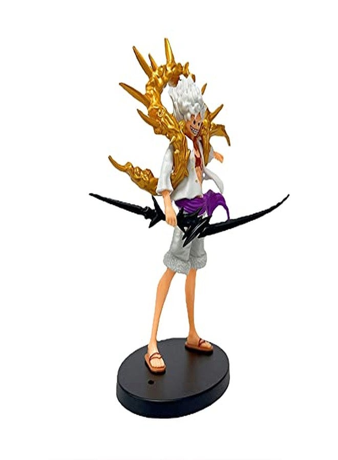AUGEN Monkey D Luffy 10 Gear 5 Action Figure Limited Edition for Car Dashboard, Decoration, Cake, Office Desk & Study Table (21cm)(Pack of 1) - Image 4