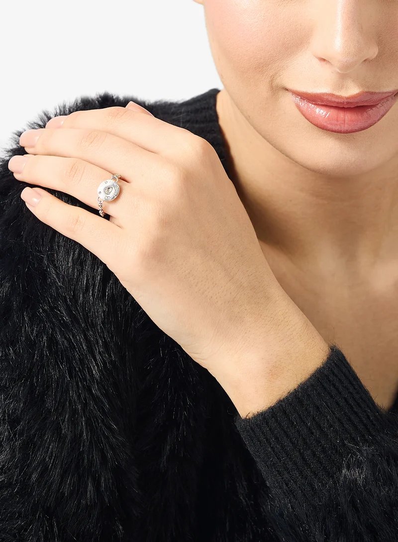 GUESS Crystal Detail Single Circle Ring
