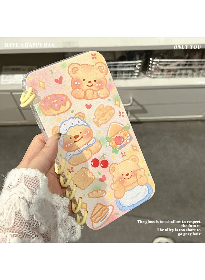NIBEMINENT Cute Protective TPU Case Cover For iPhone 16 Pro Max, Butter Bear - Image 1