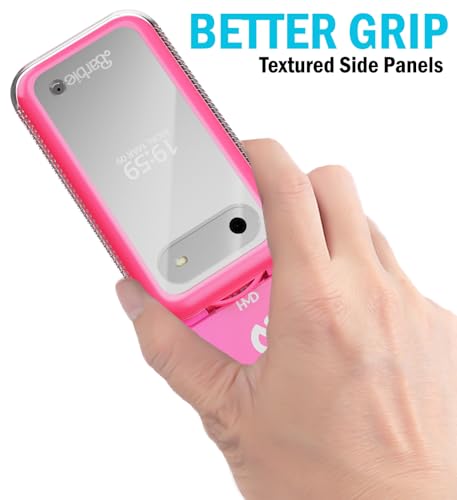 Nakedcellphone غطاء شفاف لهاتف HMD باربي (نسخة الولايات المتحدة فقط)، غلاف صلب رقيق شفاف (حماية الشاشة، قبضة منقوشة) - Image 3