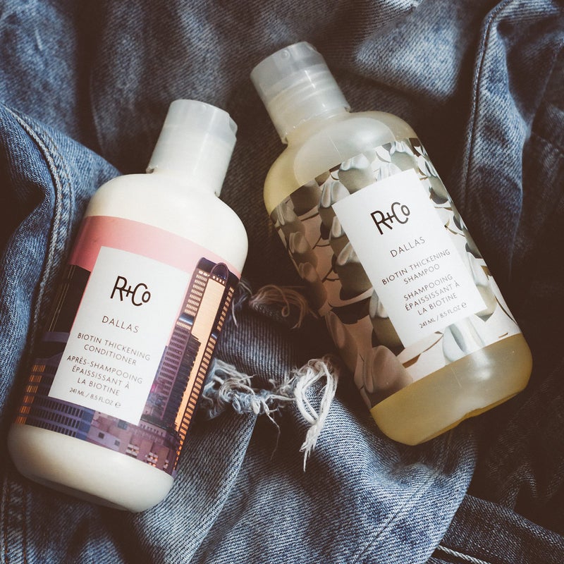 R+Co Dallas Biotin Thickening Shampoo + Conditioner Kit | Thickens, Nourishes + Strengthens | Vegan + Cruelty-Free | 17 Oz - Image 3