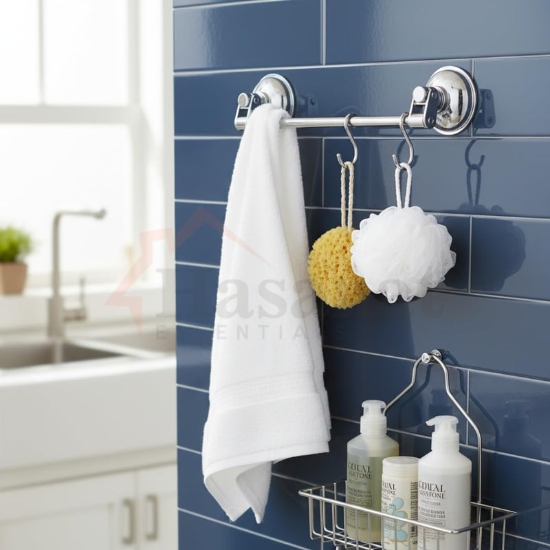 HASANAT ESSENTIALS رف خطاف بار من هسانات إيسينشالز بنوع الرافعة - Image 2