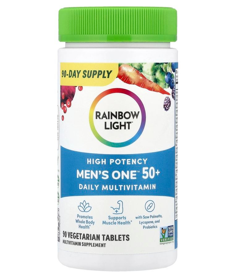 Men's One™ 50+ Daily Multivitamin High Potency 90 Vegetarian Tablets