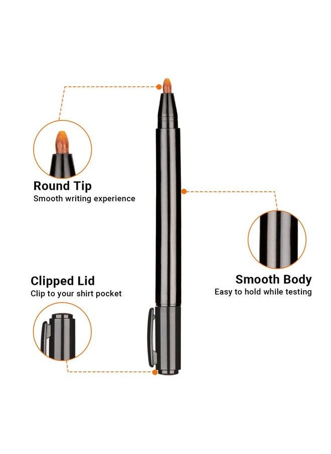 Tera - 6 Pack Counterfeit Bill Detector Pen False Bill Marker Counterfeit Bill Detectors False Money Marker Pens Detect Counterfit Marker Check Bills False Currency Pen For Restaurant Bank Retail Store - Image 1
