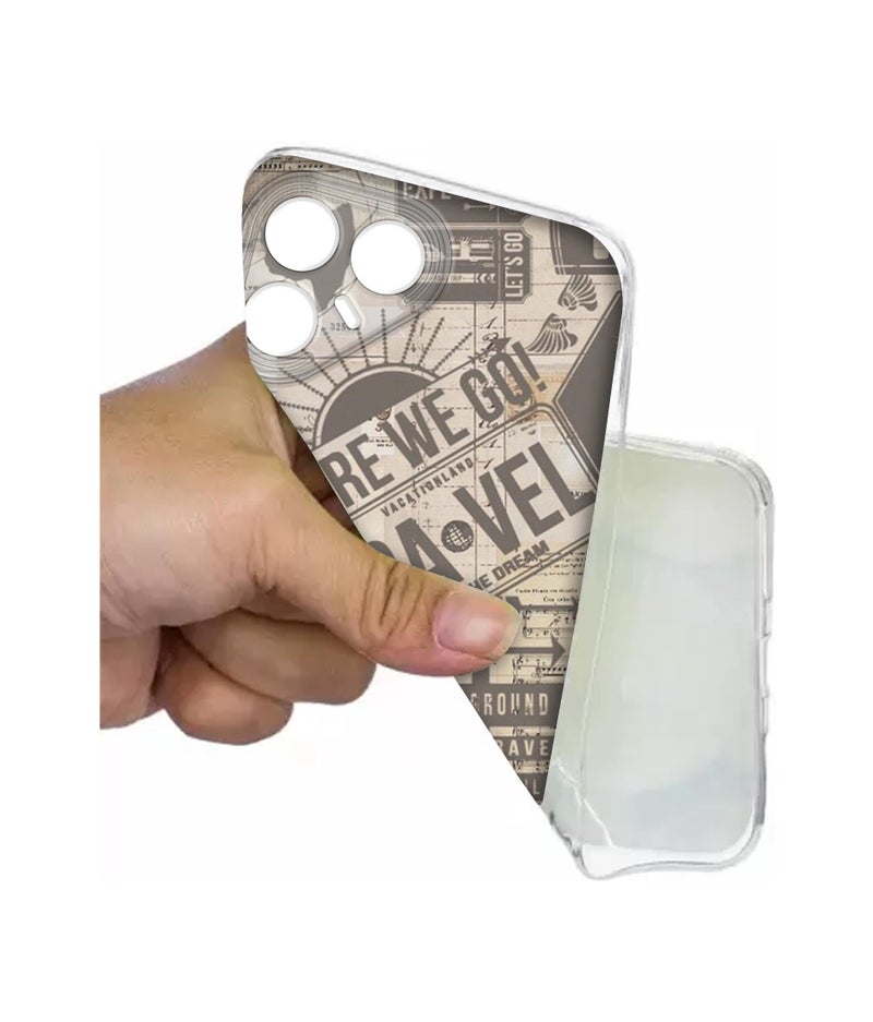 Casotec Travel Design Printed Silicon Soft TPU Back Case Cover for Tecno Pova 7 5G - Image 4
