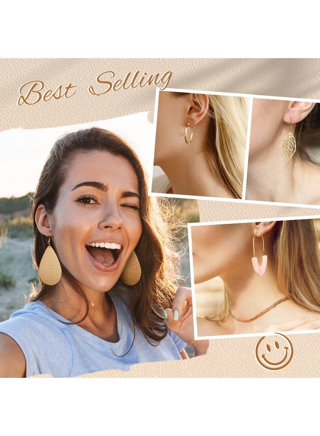 Funtopia Earrings Set For Women Girls Funtopia 61 Pairs Fashion Tassel Earrings Acrylic Hoop Stud Drop Dangle Earrings For Birthday Party Gift Assorted Styles And Colors - Image 2