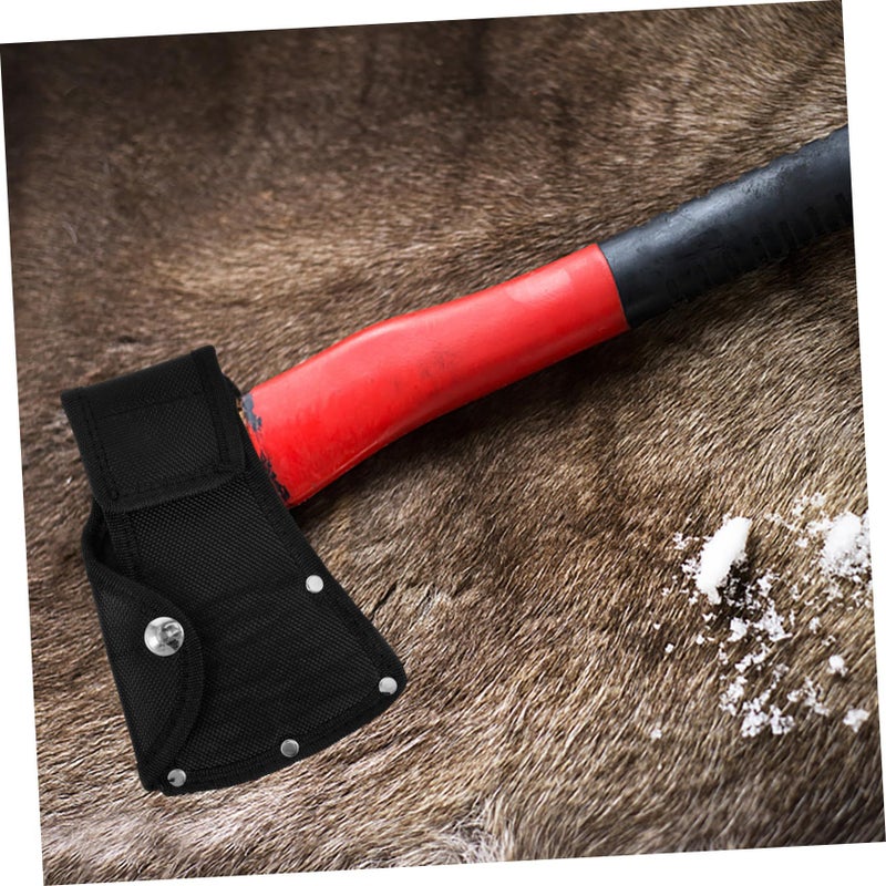 Heavy Duty Nylon Axe Head Cover For Camping Hatchet Hand Protection Black - Image 5