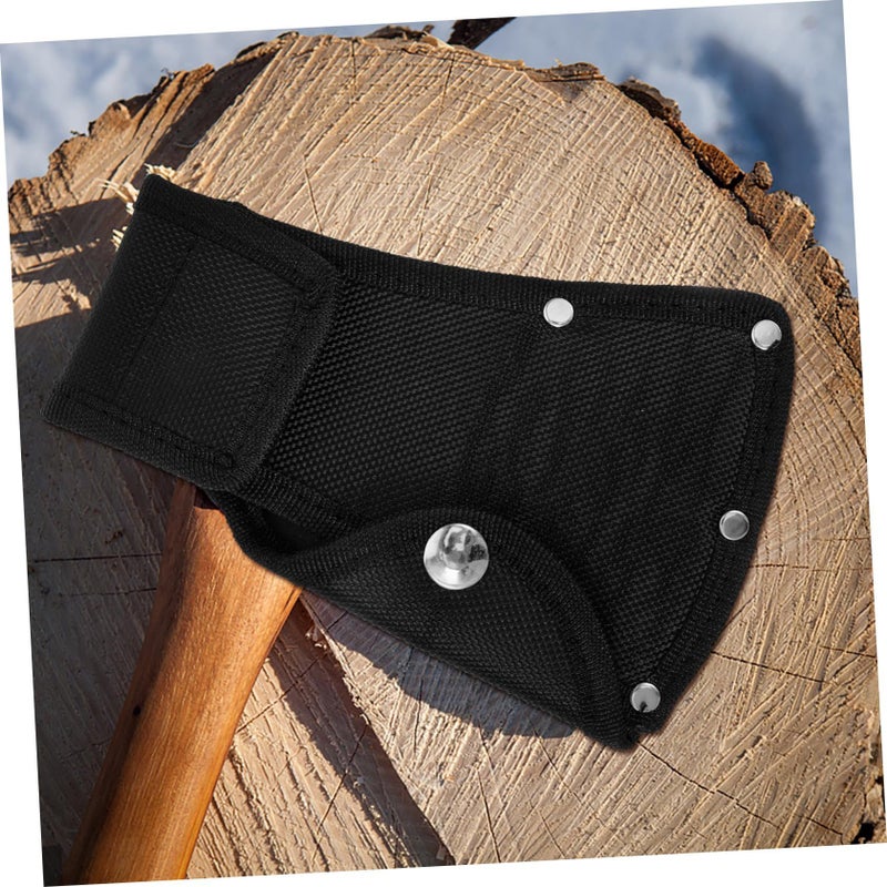 Heavy Duty Nylon Axe Head Cover For Camping Hatchet Hand Protection Black - Image 4