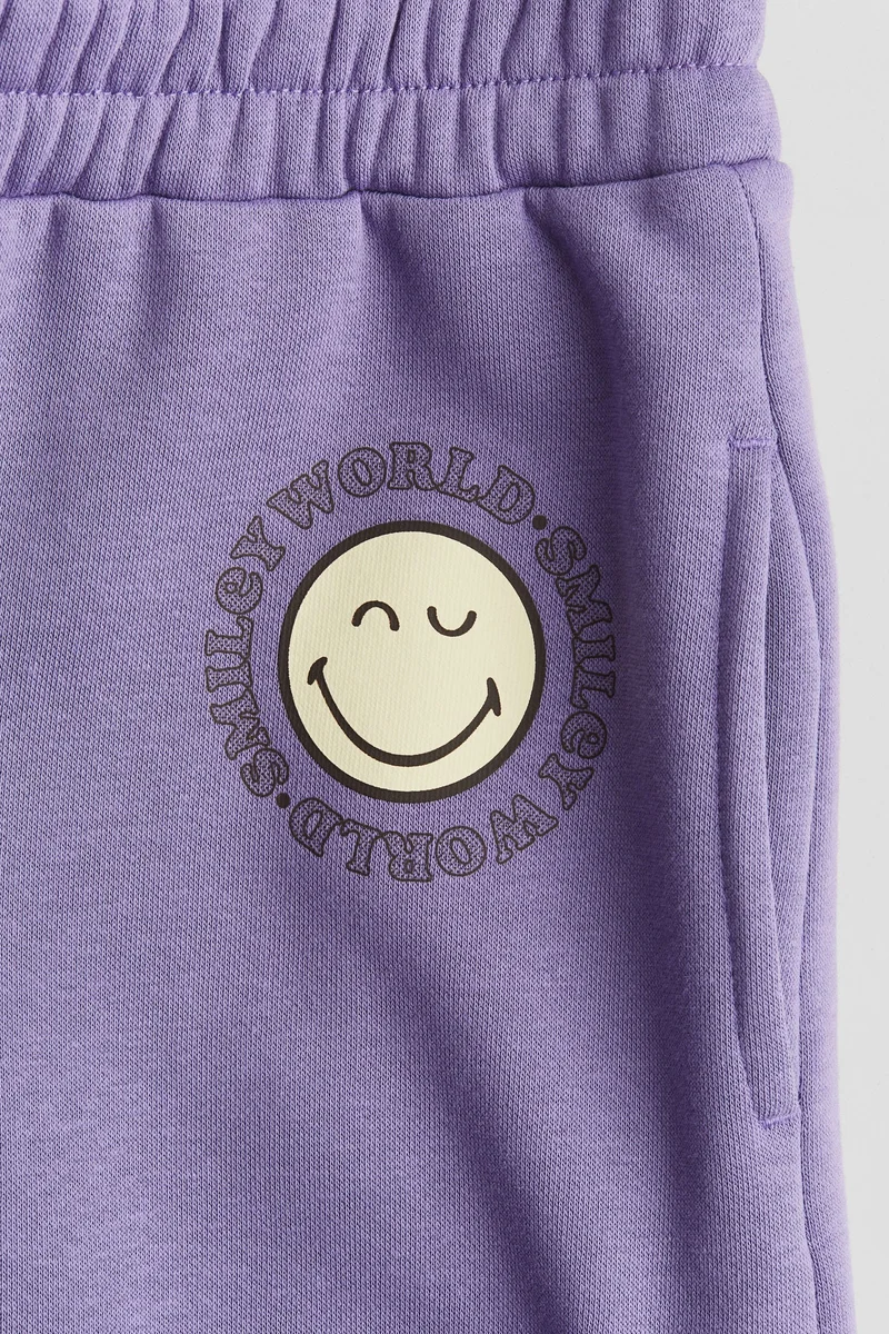 H&M Wide brushed-inside joggers