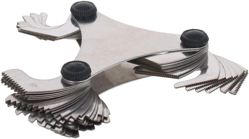 Utoolmart Thread Gauge Pitch Cutting Gages Measuring Tool 51Pcs America SAE Type US 60° - Image 2
