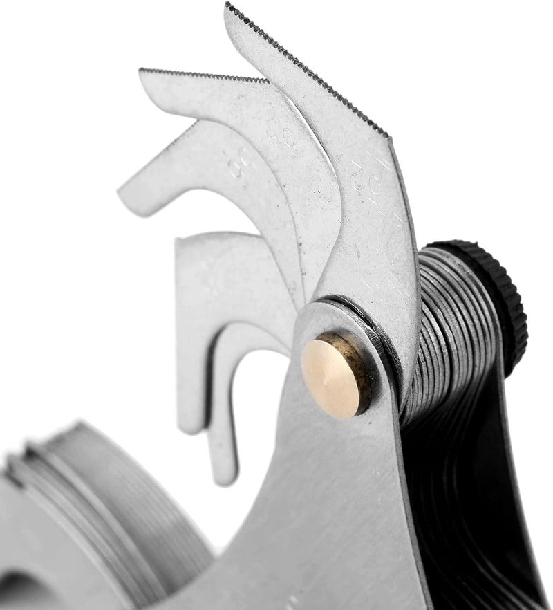 Utoolmart Thread Gauge Pitch Cutting Gages Measuring Tool 51Pcs America SAE Type US 60° - Image 5