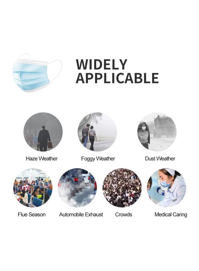 NIBEMINENT 10-Piece Disposable Face Mask Set - Image 5