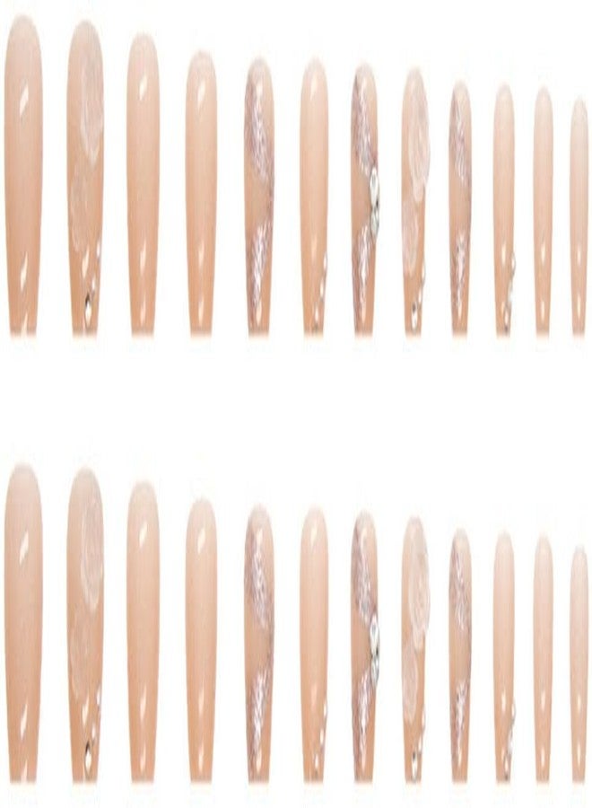 KILLFE Artifical Nails For Women | Reusable | Vibrant | Durable Acrylic Nails | Multicolor (NP-130) - Image 5