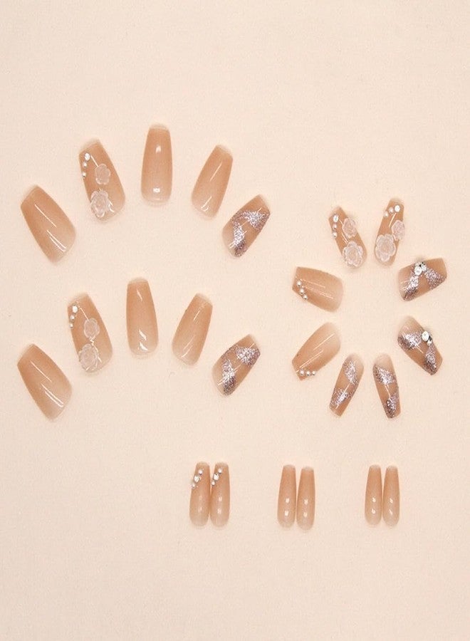 KILLFE Artifical Nails For Women | Reusable | Vibrant | Durable Acrylic Nails | Multicolor (NP-130) - Image 4