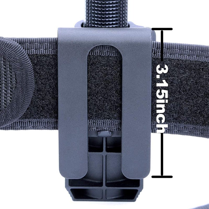 Nextorch V5 Tactical Flashlight Holster with Lever Side Lock System Only for 1"-1.25" Diameter Flashlight ï¼ˆHolster Head Diameter 0.78"-1.18" Bottom Diameter 1.18") - Image 5