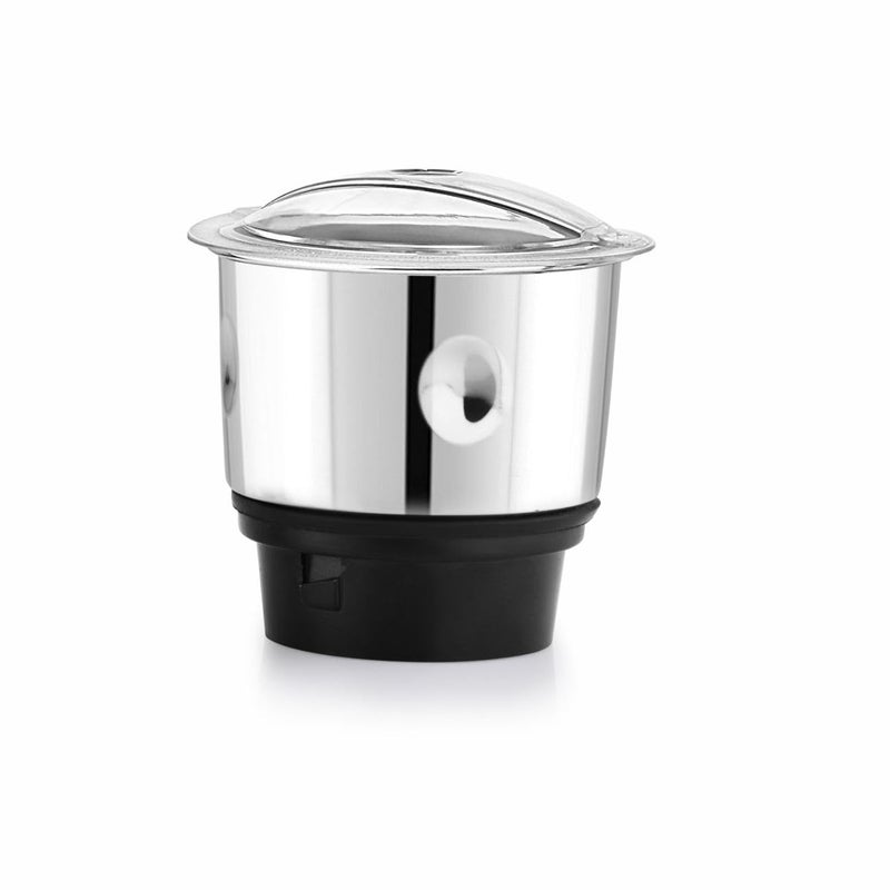 SAIMIX SAIMIX 120 Gm Steel Black Metal Base Thumb Wati Design Right Side500Ml Universal 4Teeth Coupler 2Slot Compatible  - Image 1