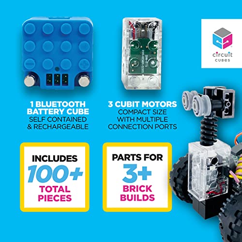 Circuit Cubes Space Rovers Kit – Remote Control Robotics Kit - STEM Learning Toy for Kids Age 8 and Up - Image 4