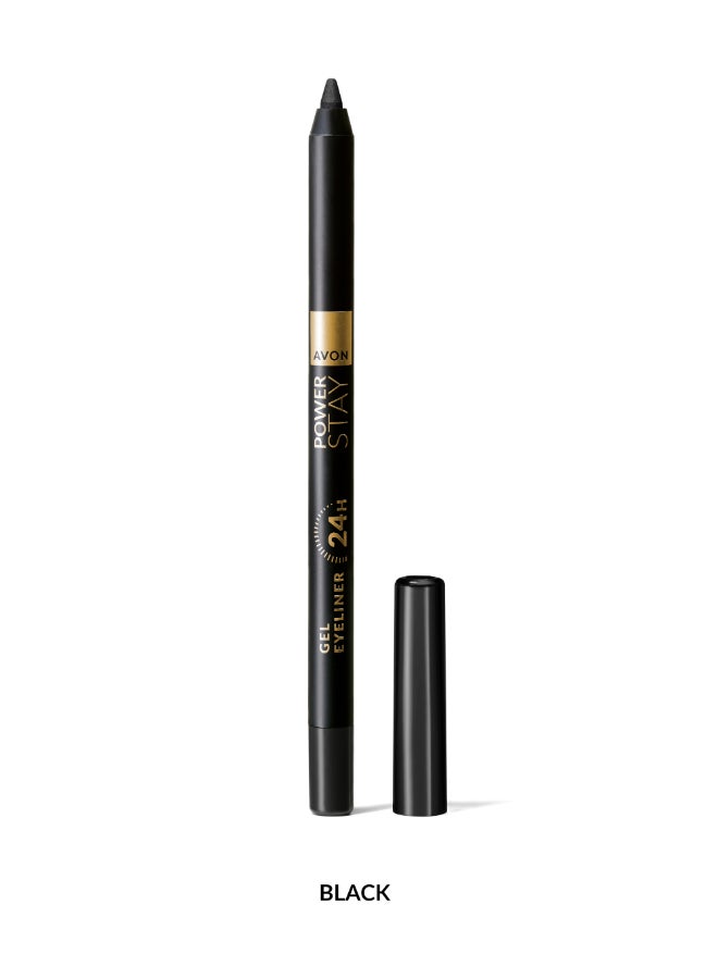 AVON Power Stay 24- Hour Gel Eyeliner - Black - Image 1