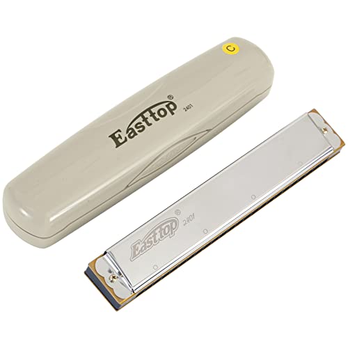East top 24 Holes Junior Harmonica Key of C, Tremolo Mouth Organ Harmonica For Adults, Beginners, Professionals and Students T2401 - Image 5