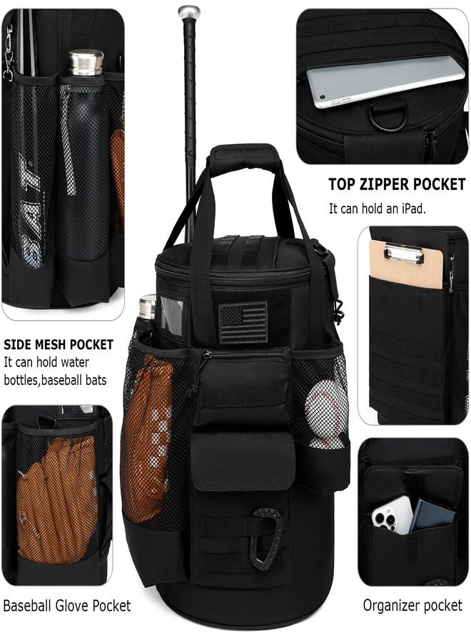 SunForMorning Baseball Bucket Bag Baseball Coaching Accessories Organizer - Image 3