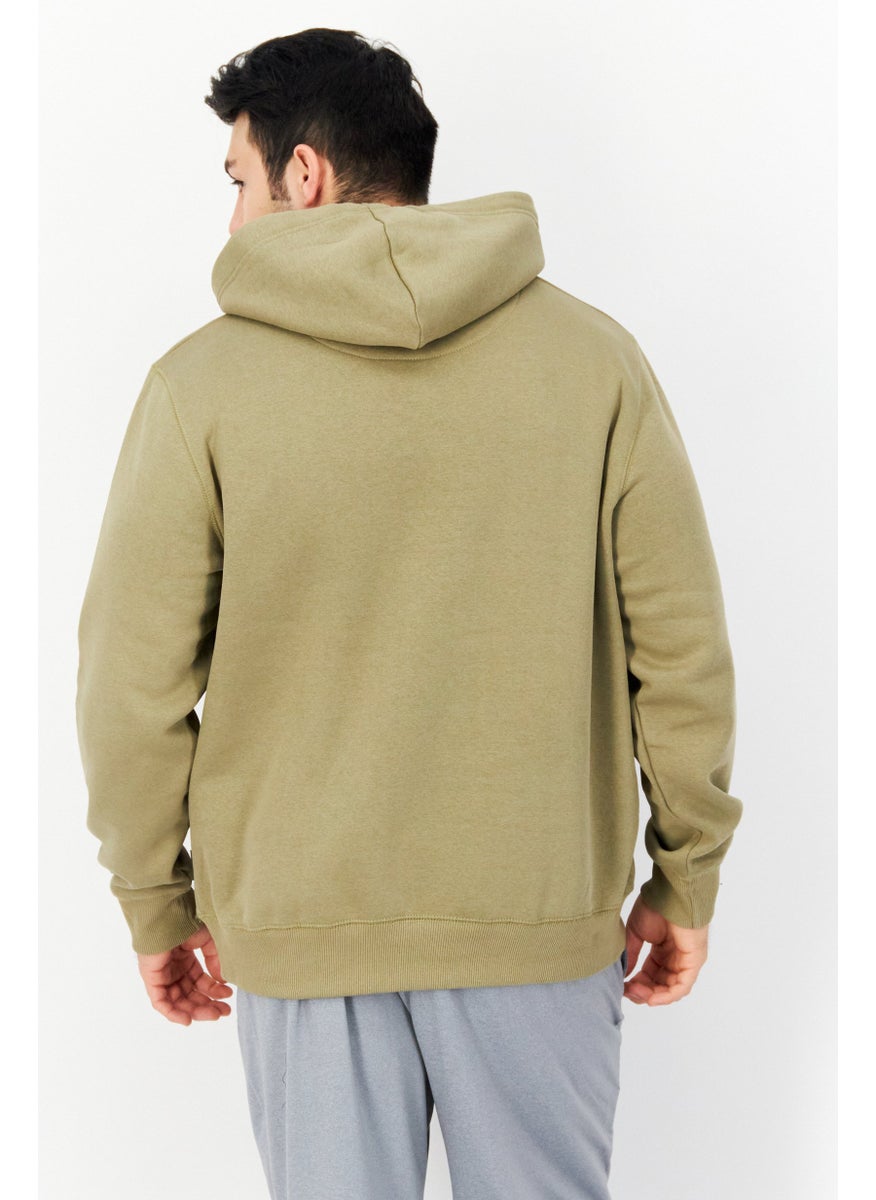 Men Long Sleeve Brand Logo Hoodie, Light Olive - pzsku/Z756F1A43FC496CBD1646Z/45/_/1724351332/0bc75fa2-9145-435d-89d3-1aaa0cc16277