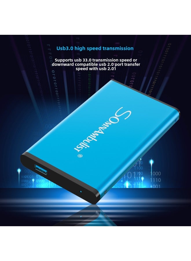 Direct Cross-mirror Supply Usb3.0 Mobile Hard Disk 250GB/320GB/500GB/1TB/2TB-Capacity:160GB-Interface:Blue 3.0 - Image 3