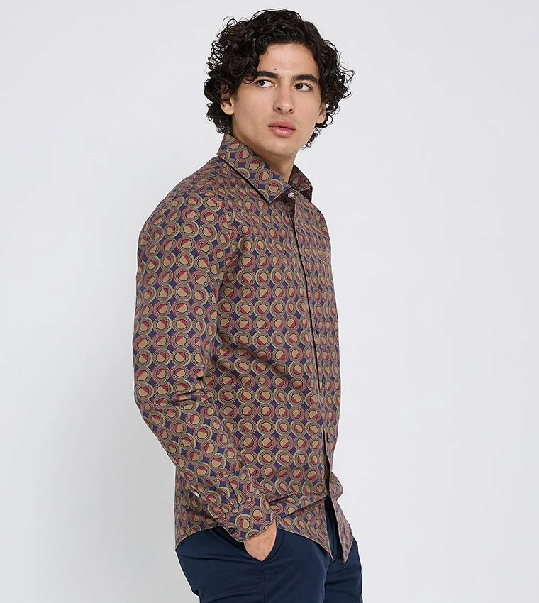 Ben Sherman  Ben Sherman Men's Long Sleeve Patterned Shirts for Men | Best Price UAE