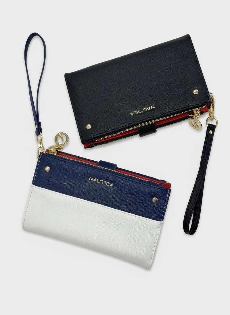 NAUTICA  SIA Bi-Fold Wristlet for Women | Best Price UAE