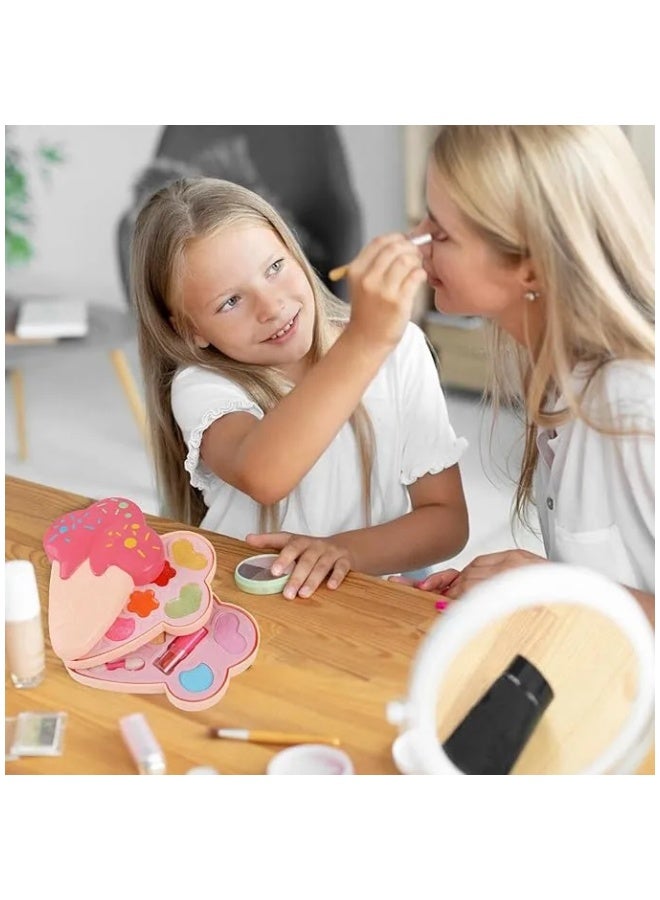 DAT Sparkle & Glitter Princess Makeup Set Toy with Winged Heart Palette & Accessories for Kids 3+ - Image 4