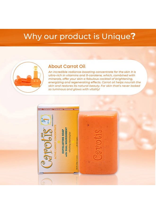 Apex Energetics - Exfoliating Soap 200g - Formulated to Restore Radiance and Eliminate Dead Skin Cells, with Vitamin A - Image 1
