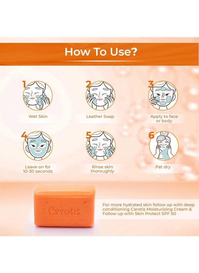 Apex Energetics - Exfoliating Soap 200g - Formulated to Restore Radiance and Eliminate Dead Skin Cells, with Vitamin A - Image 1