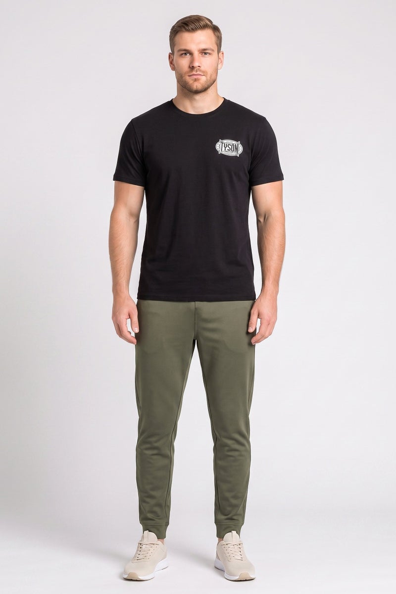 Tyson Men Sportswear Fit Short Sleeve Outdoor T-Shirt, Black - Image 2