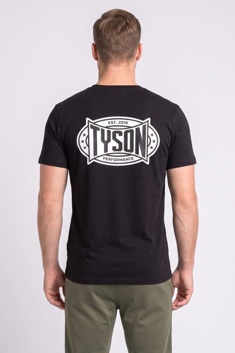 Tyson Men Sportswear Fit Short Sleeve Outdoor T-Shirt, Black - Image 4