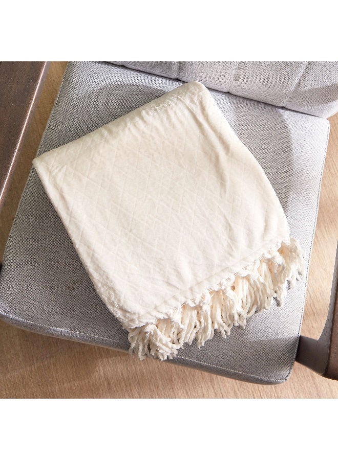 Home Box Lavish Diamond Embossed Throw 180 x 130 cm - Image 4