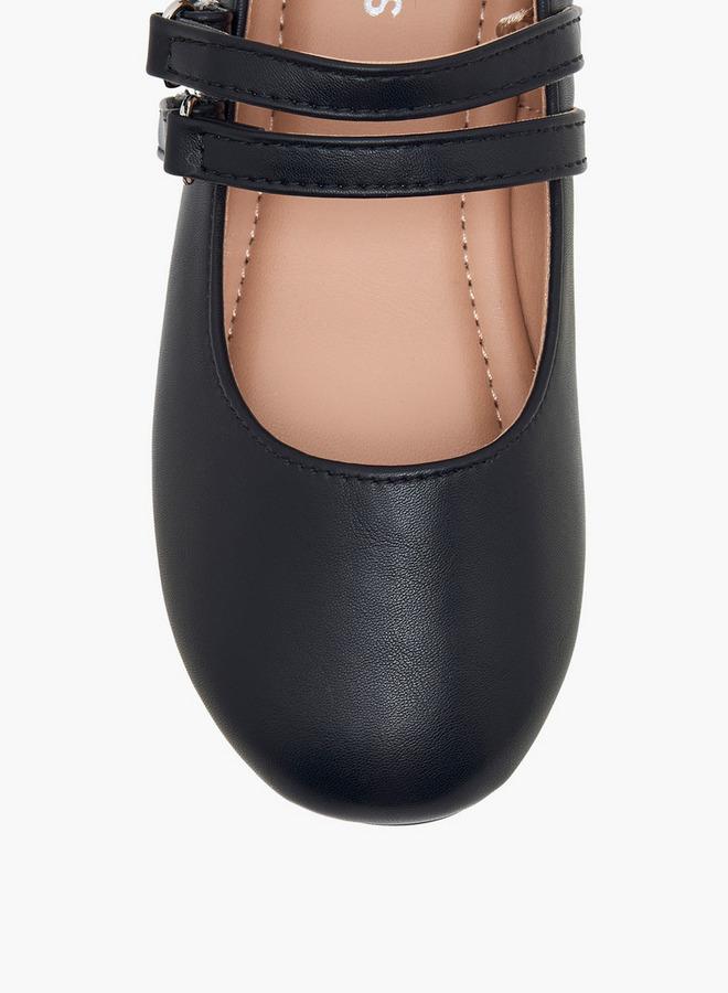 JUNIORS Girls Hook & Loop Ballerina Shoes - Image 4