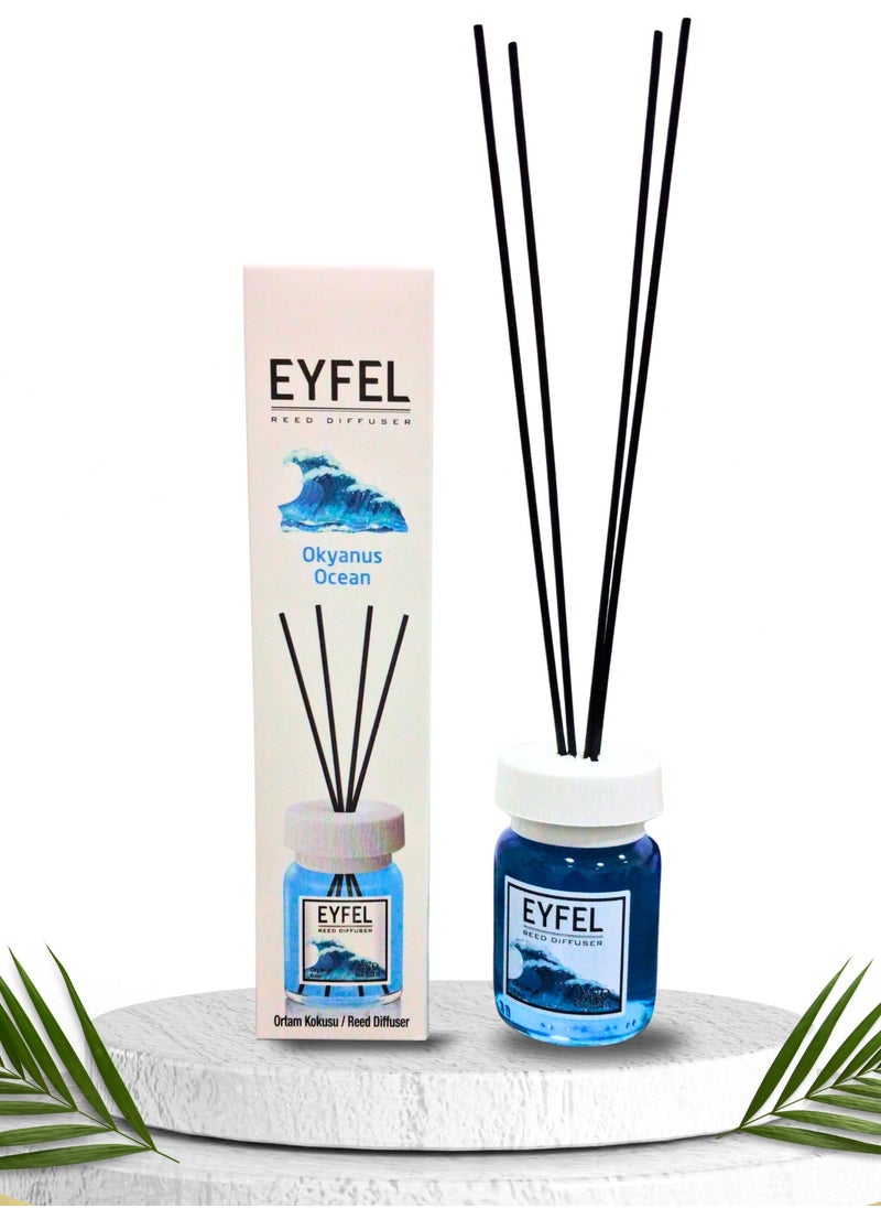 EYFEL EYFEL Reed Diffuser 120ml – Ocean Fragrance | Long-Lasting Room Freshener  - Image 1