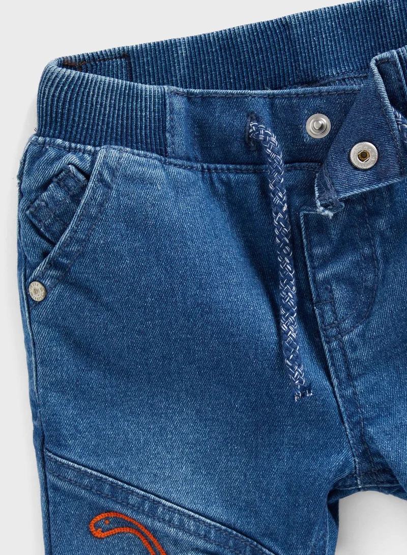 mothercare Kids Light Wash Straight Fit Jeans
