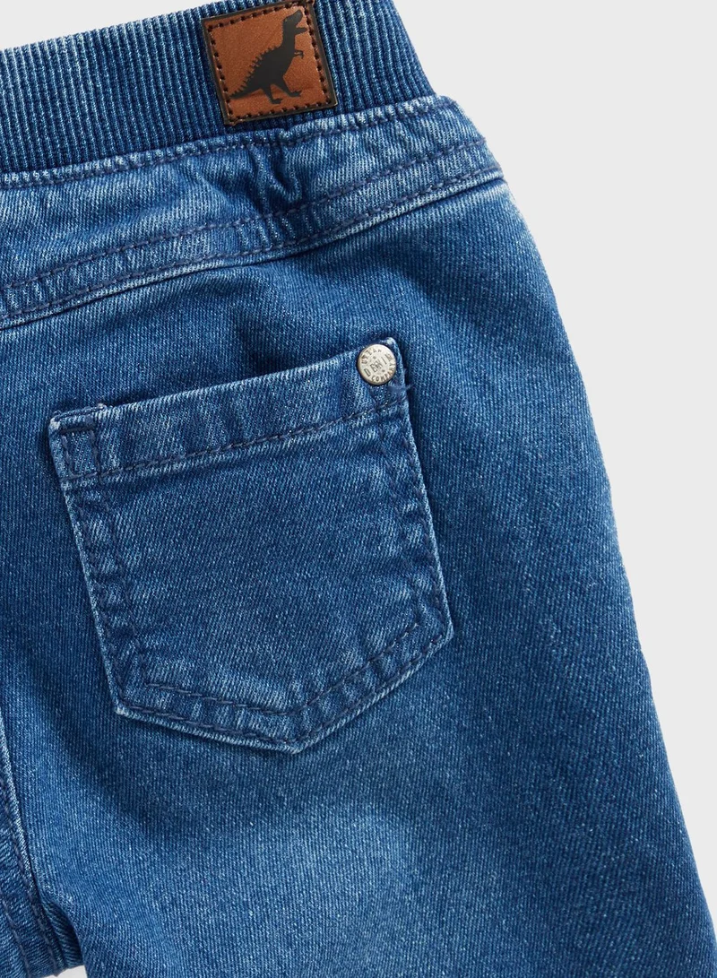 mothercare Kids Light Wash Straight Fit Jeans