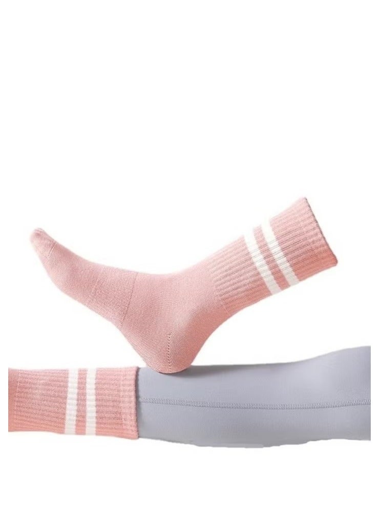 Generic 3 Pairs Yoga Socks For Women，Non Slip Socks Pilates Socks For Yoga,Pilates， Ballet, Dance，white，black，pink - Image 2