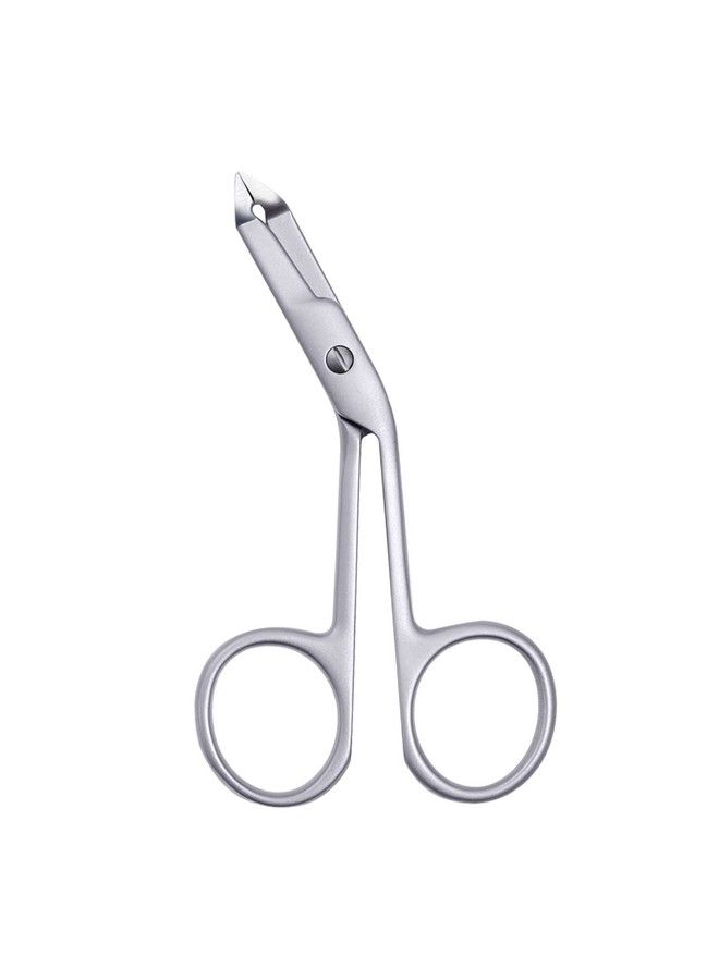 Cut it Stainless Steel Eyebrow Scissors Handle Shaped Eyebrow Tweezers Straight Flat Tip Tweezers Hair Plucker For Trimming And Shaping Face Care Tools For Women - Image 2