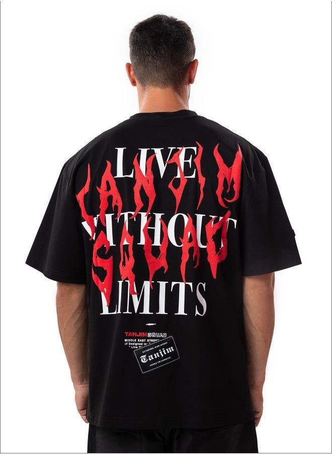 تنجيم سكواد تانجيم سكواد - تيشيرت إنفيرنو أسود - Image 1