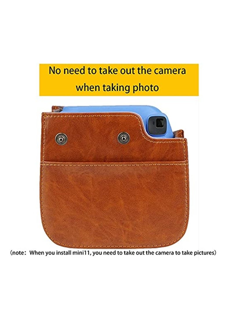 Instax Mini 11 PU Leather Camera Case Bag - Image 5