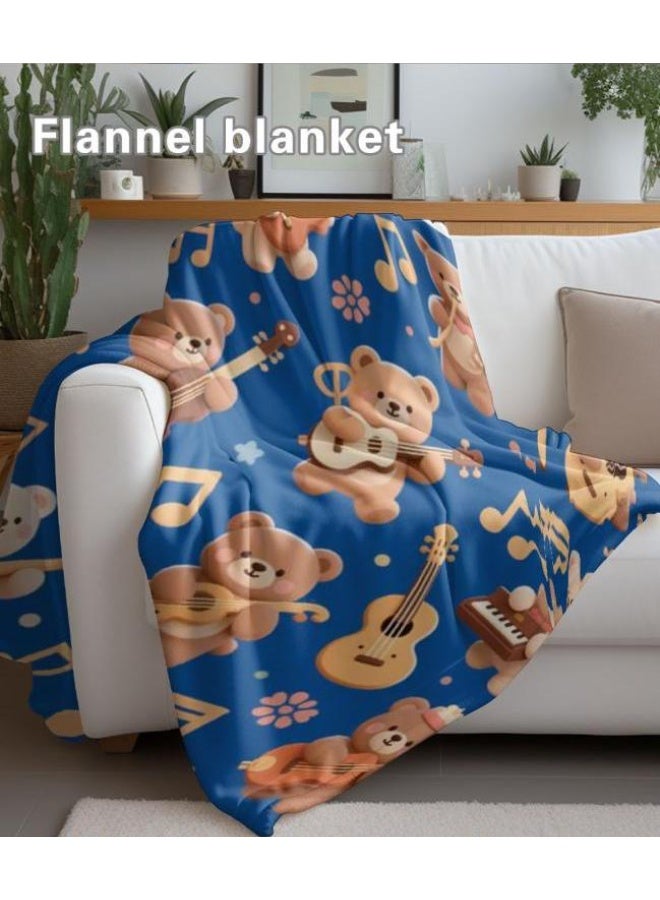 general Baby and children's cartoon flannel thin blanket (warm and comfortable, suitable for sleep, game use) 70cm*100cm - Image 5