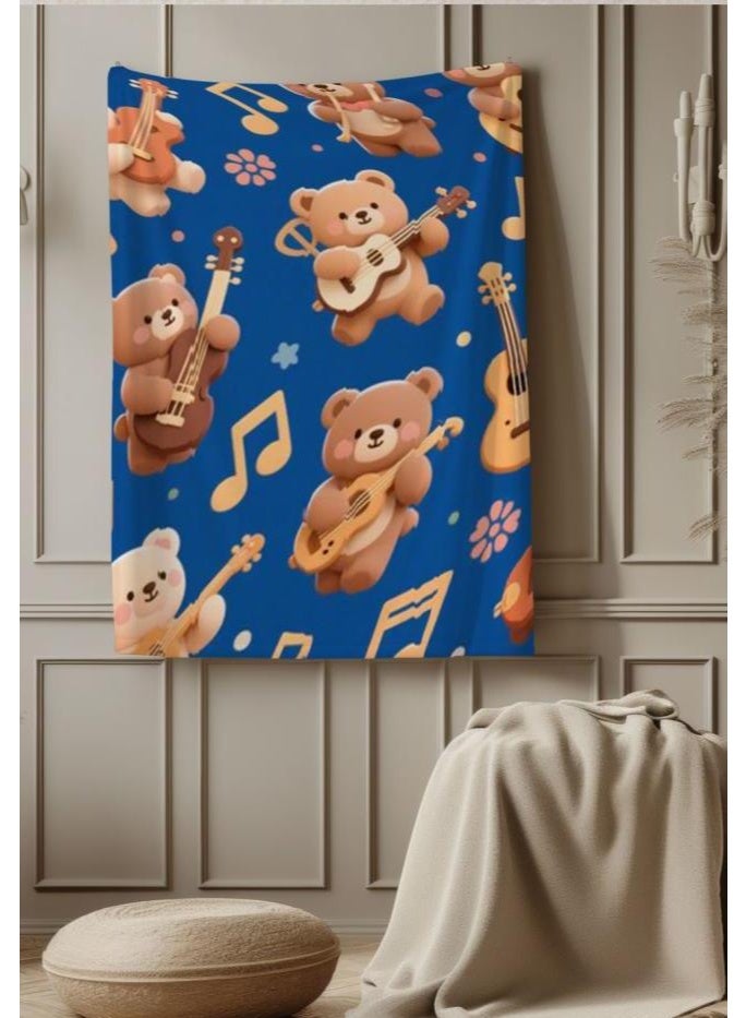 general Baby and children's cartoon flannel thin blanket (warm and comfortable, suitable for sleep, game use) 70cm*100cm - Image 3