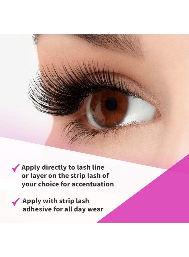 Ardell False Eyelashes Double Trio Individuals Long Black 4 Pack - Image 3