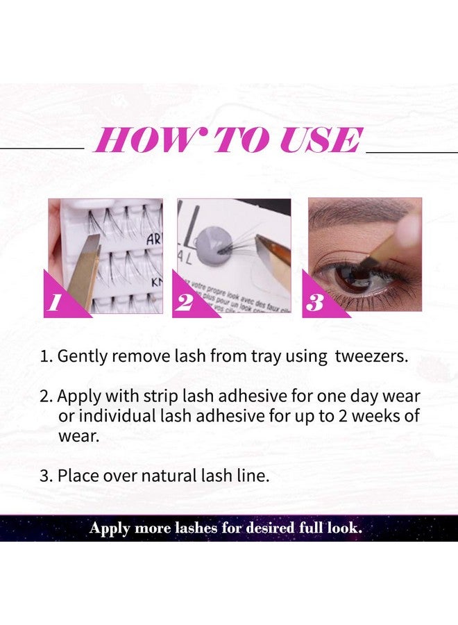 Ardell False Eyelashes Double Trio Individuals Long Black 4 Pack - Image 5